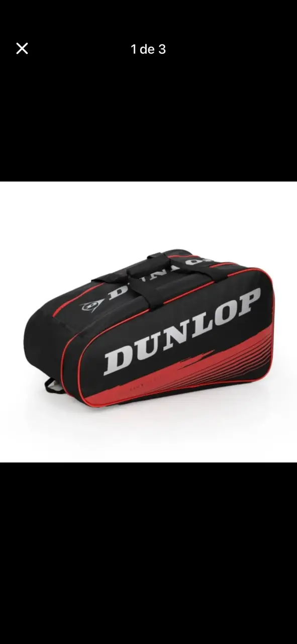 Bolso de deporte Dunlop negro