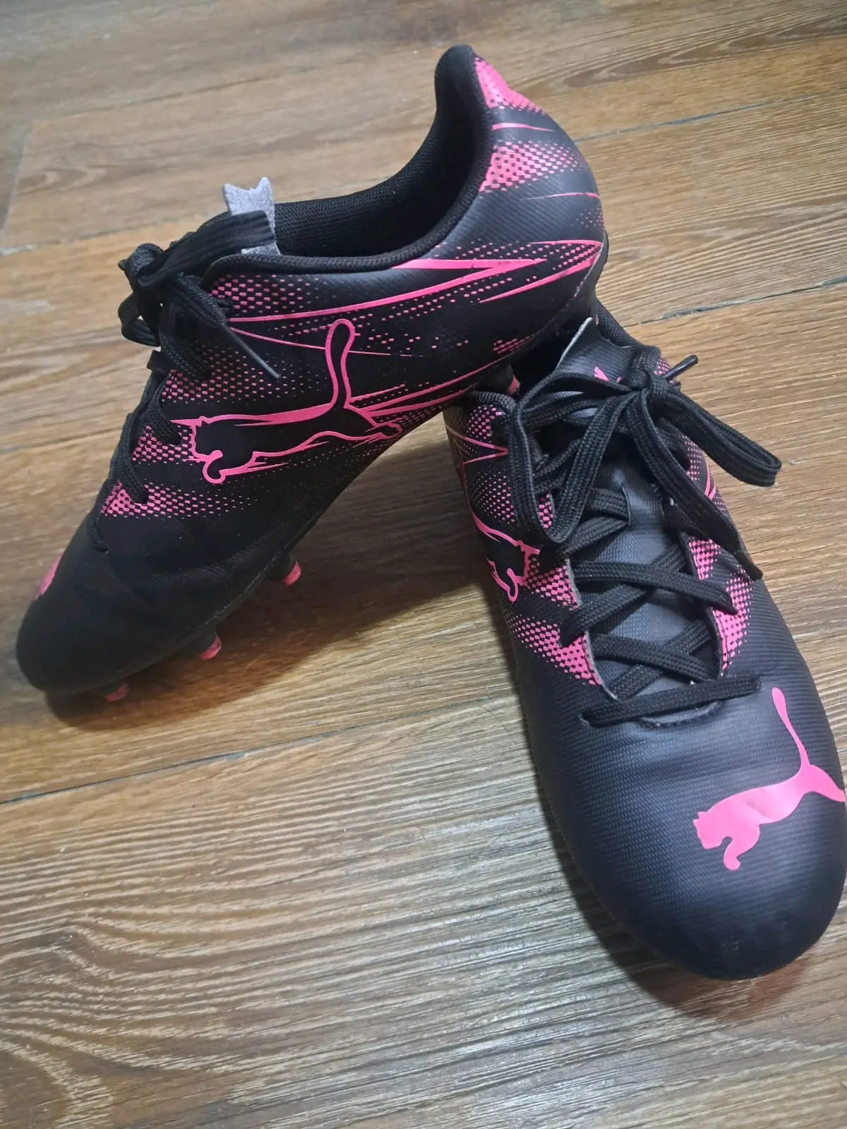 Zapatos de fútbol Puma negros - miniatura 1