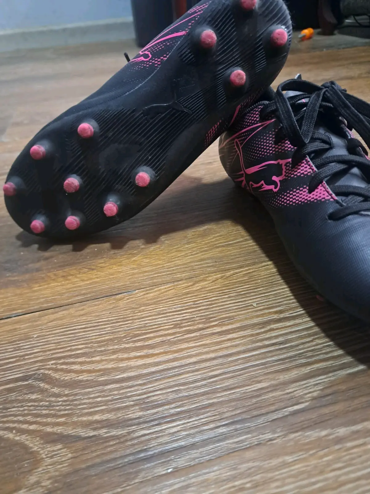 Zapatos de fútbol Puma negros - miniatura 2
