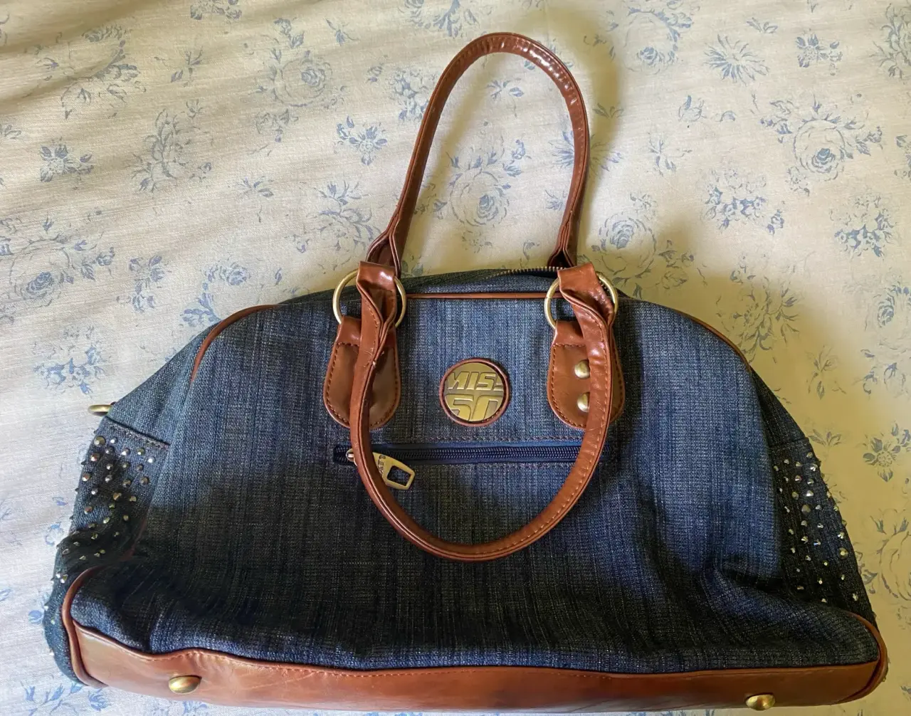 Cartera de Jeans y Cuero - miniatura 1