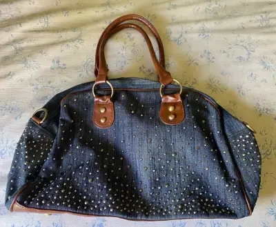 Cartera de Jeans y Cuero - miniatura 2