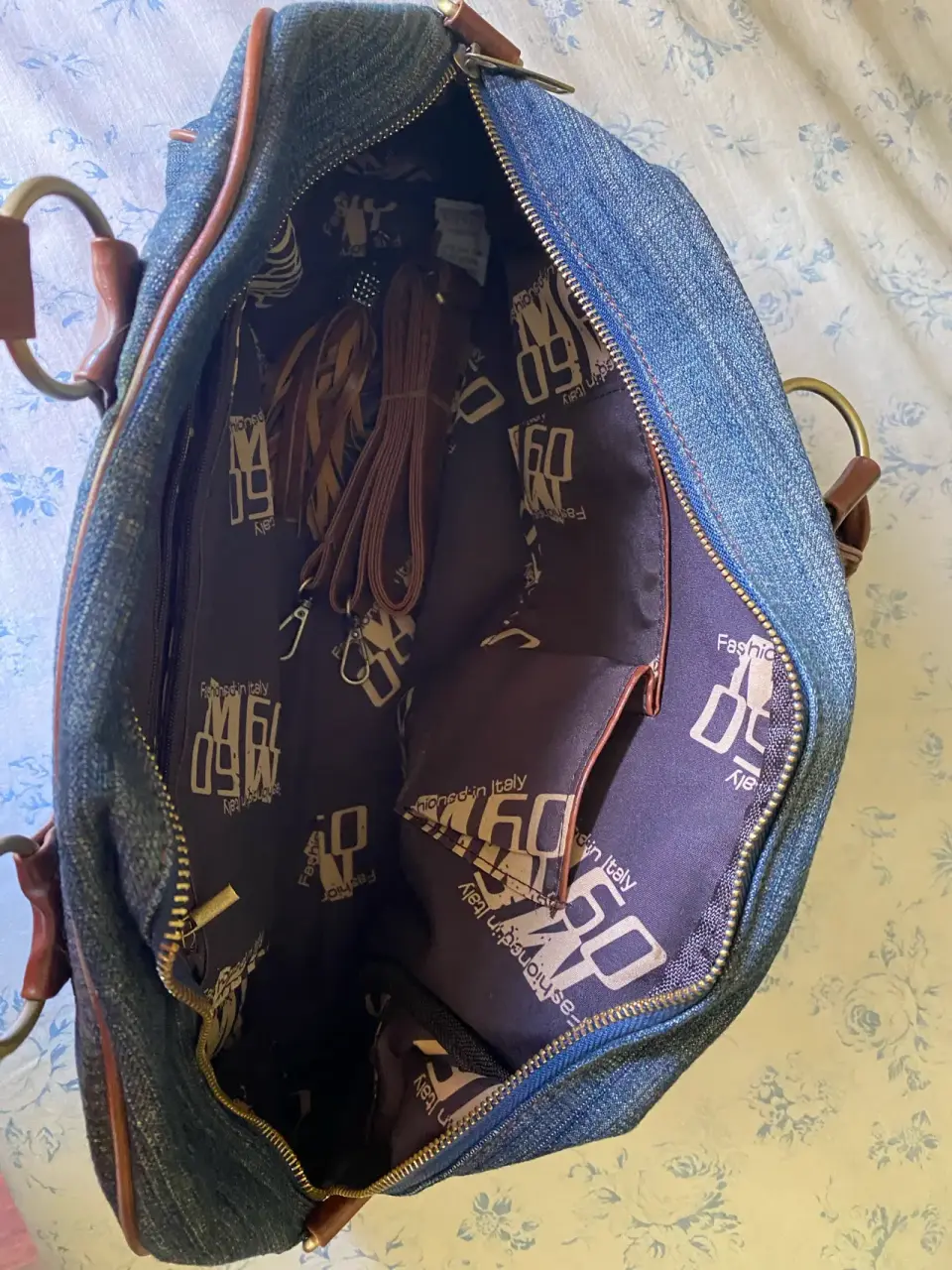 Cartera de Jeans y Cuero - miniatura 3