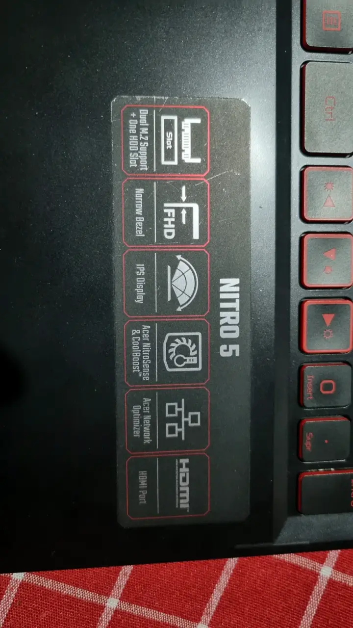 Notebook gamer Acer Nitro 5 i5, Rtx 1650, 1Tb SSD - miniatura 4