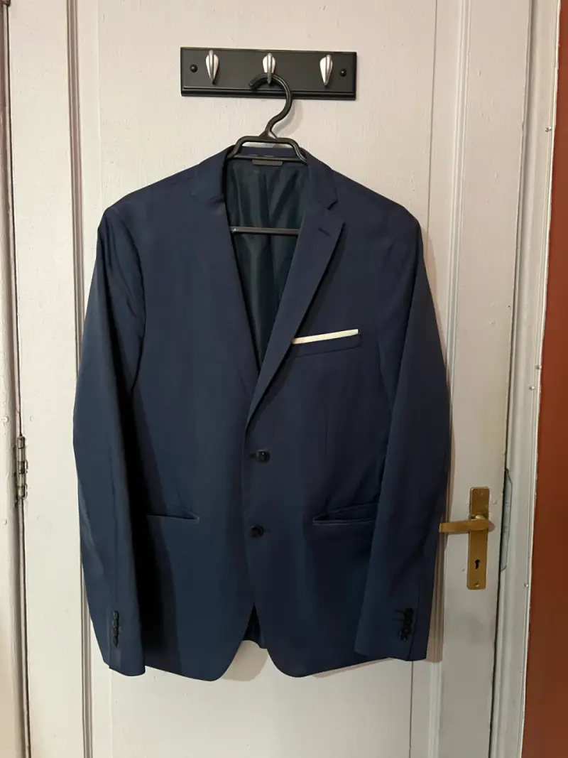 Blazer azul marino elegante