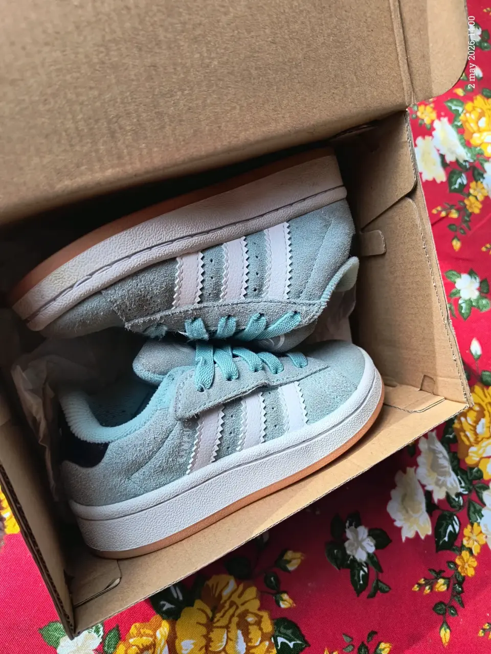 Zapatillas infantiles celestes - miniatura 4