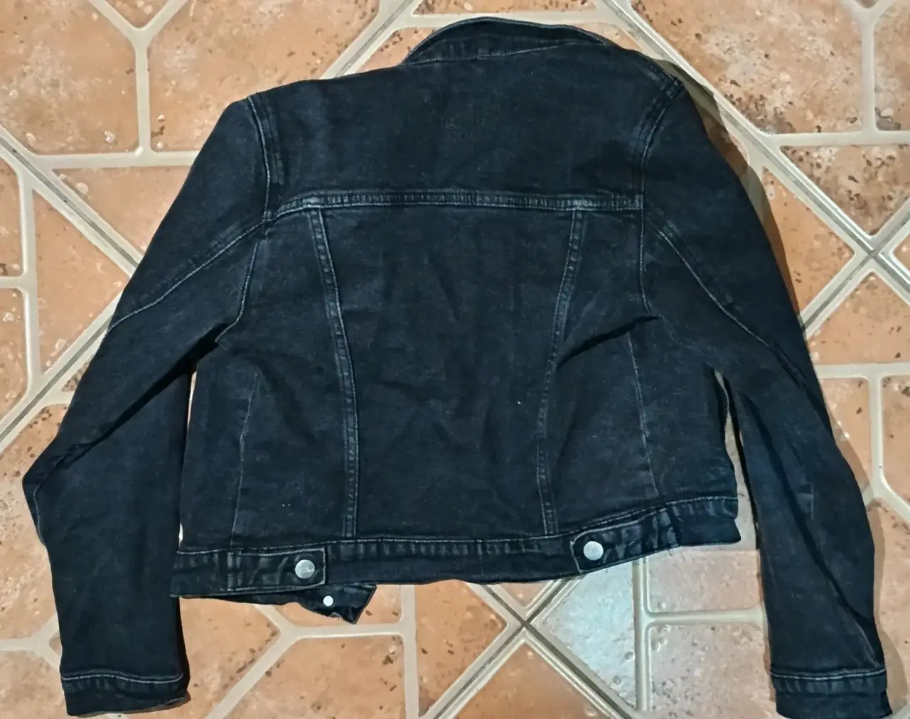 Chaqueta de mezclilla Alaniz negra - miniatura 2