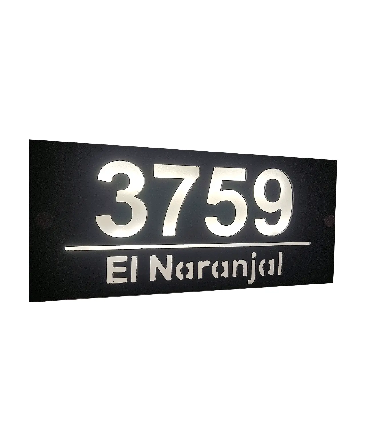 Letrero luminoso, número para casa - miniatura 3