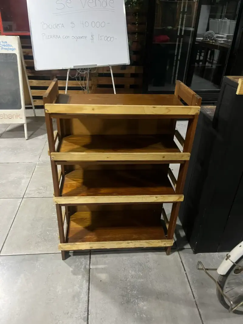Juego de comedor madera 4 sillas - 2