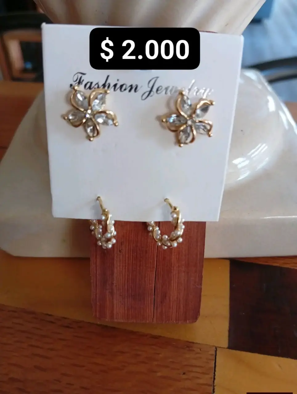 Set de aros de moda - miniatura 1