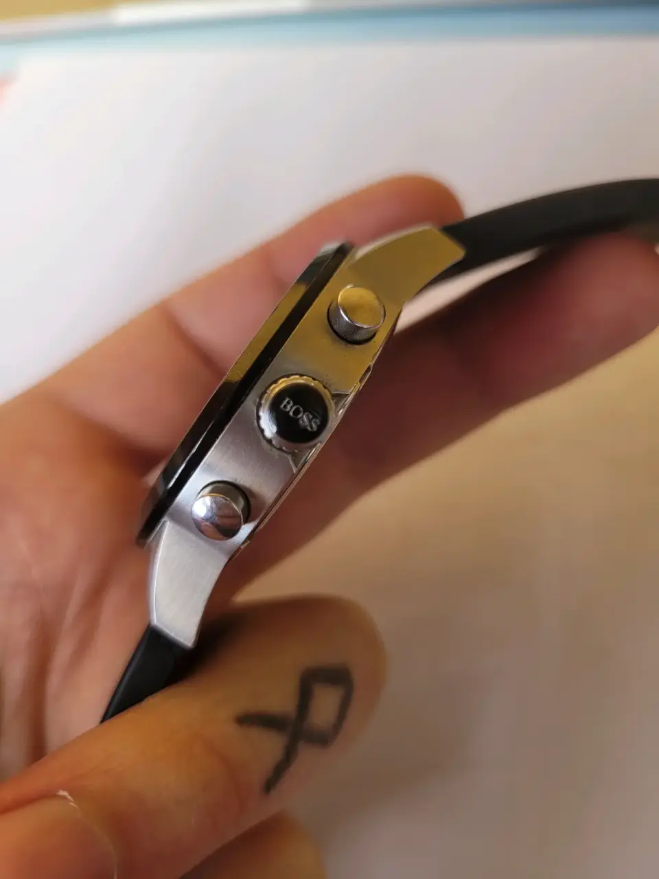 Reloj Hugo Boss negro cronógrafo - miniatura 2