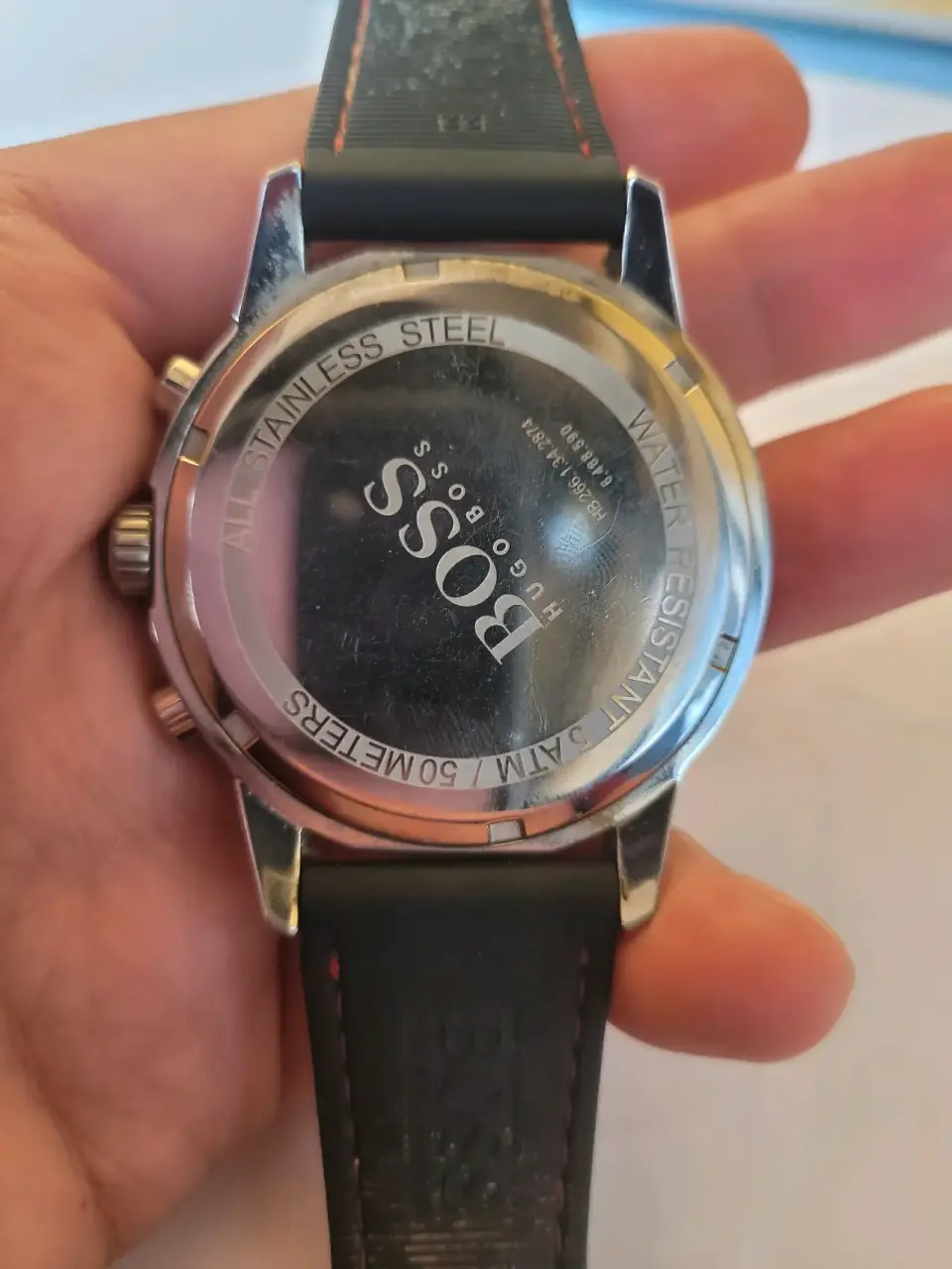 Reloj Hugo Boss negro cronógrafo - miniatura 3