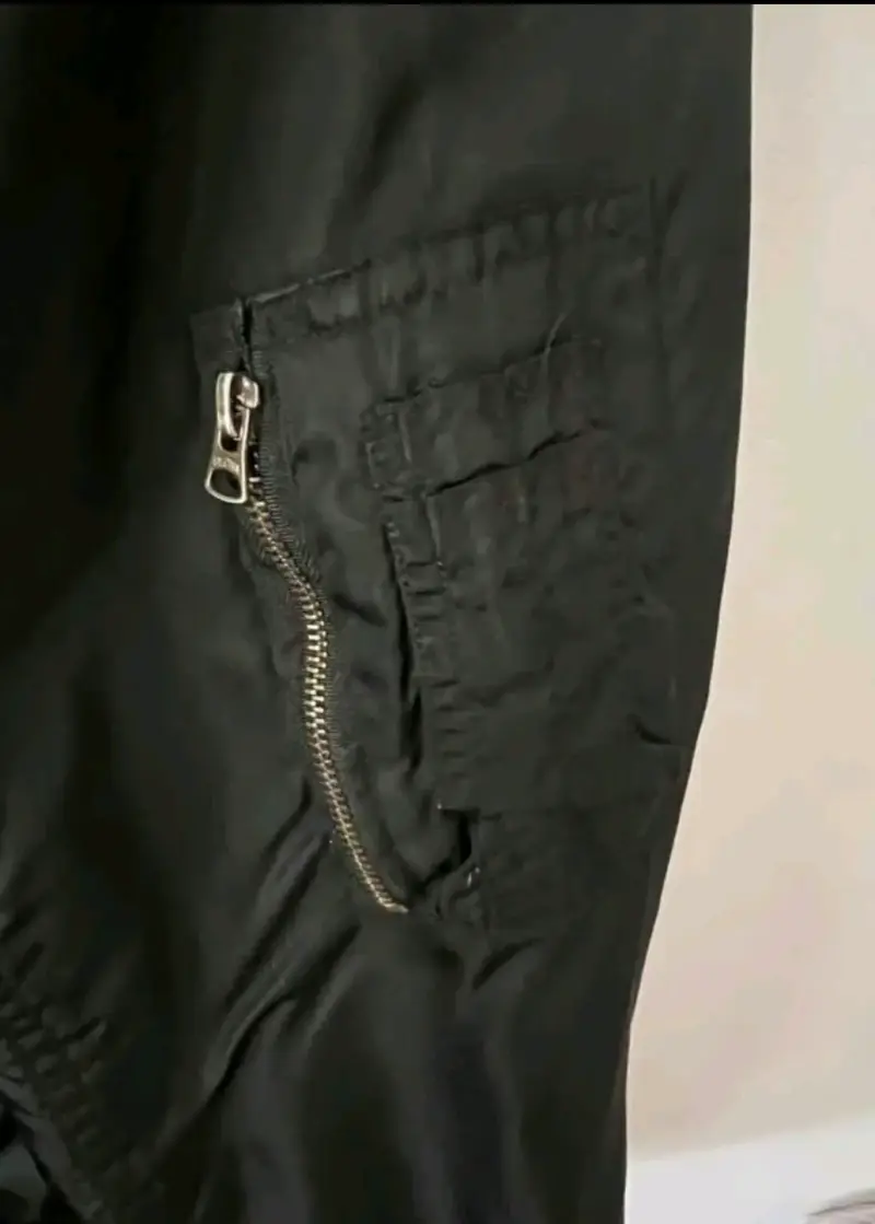 Chaqueta bomber negra - 5
