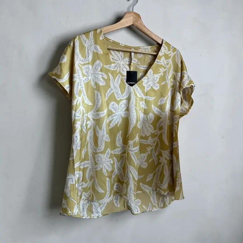 Blusa amarilla nueva