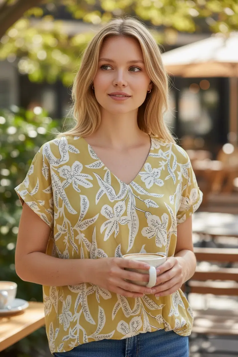 Blusa amarilla nueva - miniatura 2
