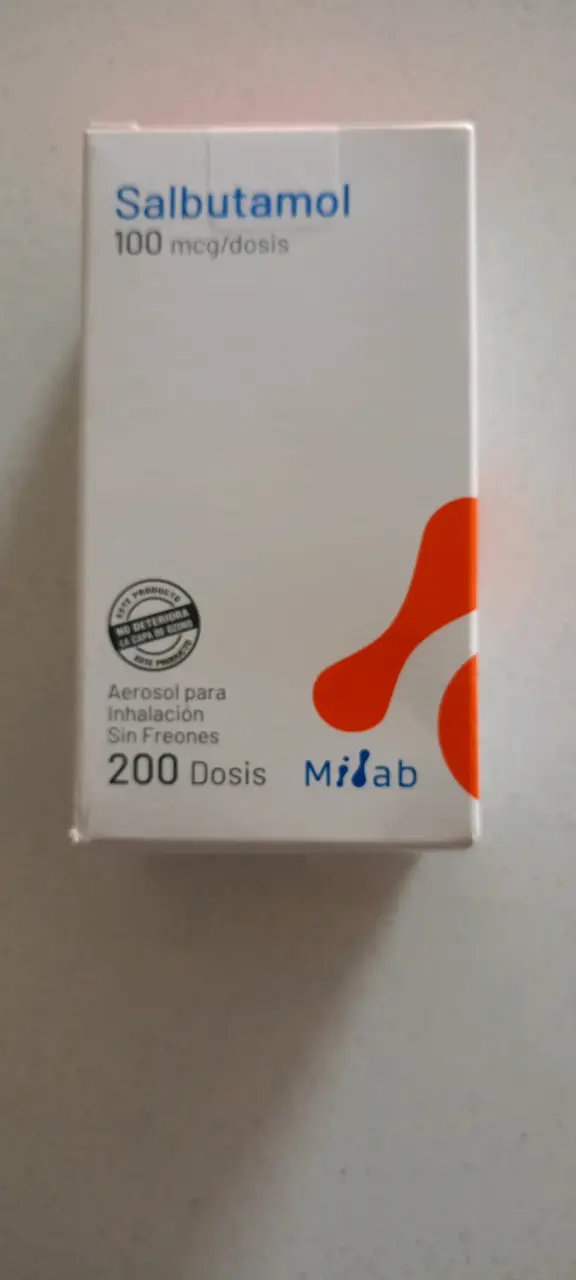 Inhalador Salbutamol 200 dosis