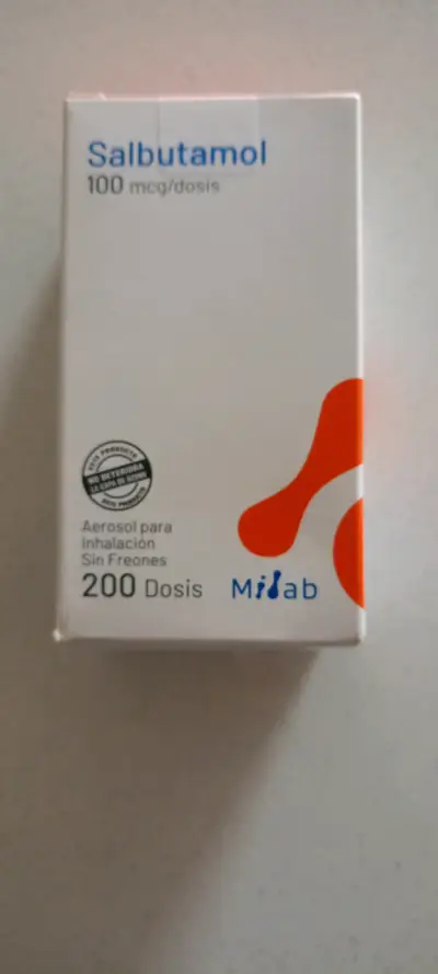 Inhalador Salbutamol 200 dosis - miniatura 1
