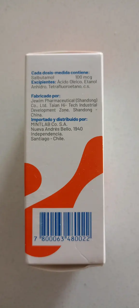 Inhalador Salbutamol 200 dosis - miniatura 2