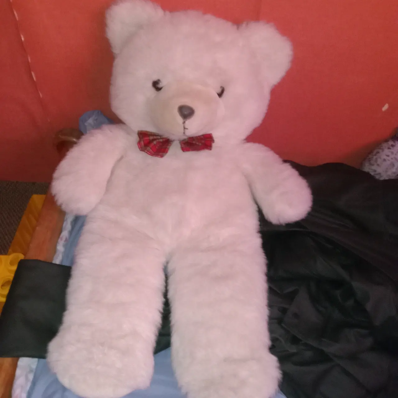 Osito de peluche blanco grande