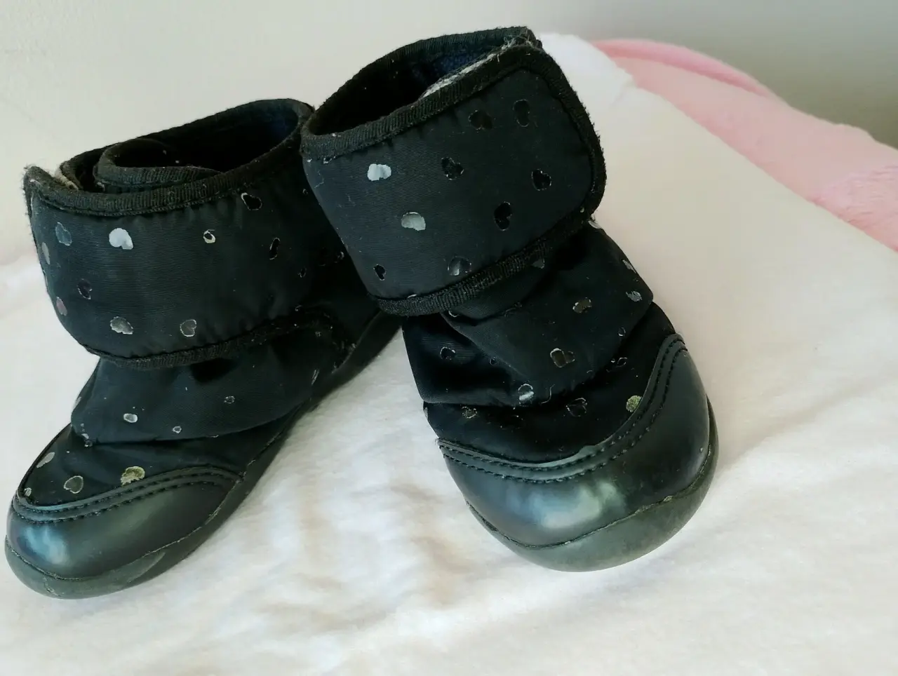 Zapatillas de bebé blancas - miniatura 3