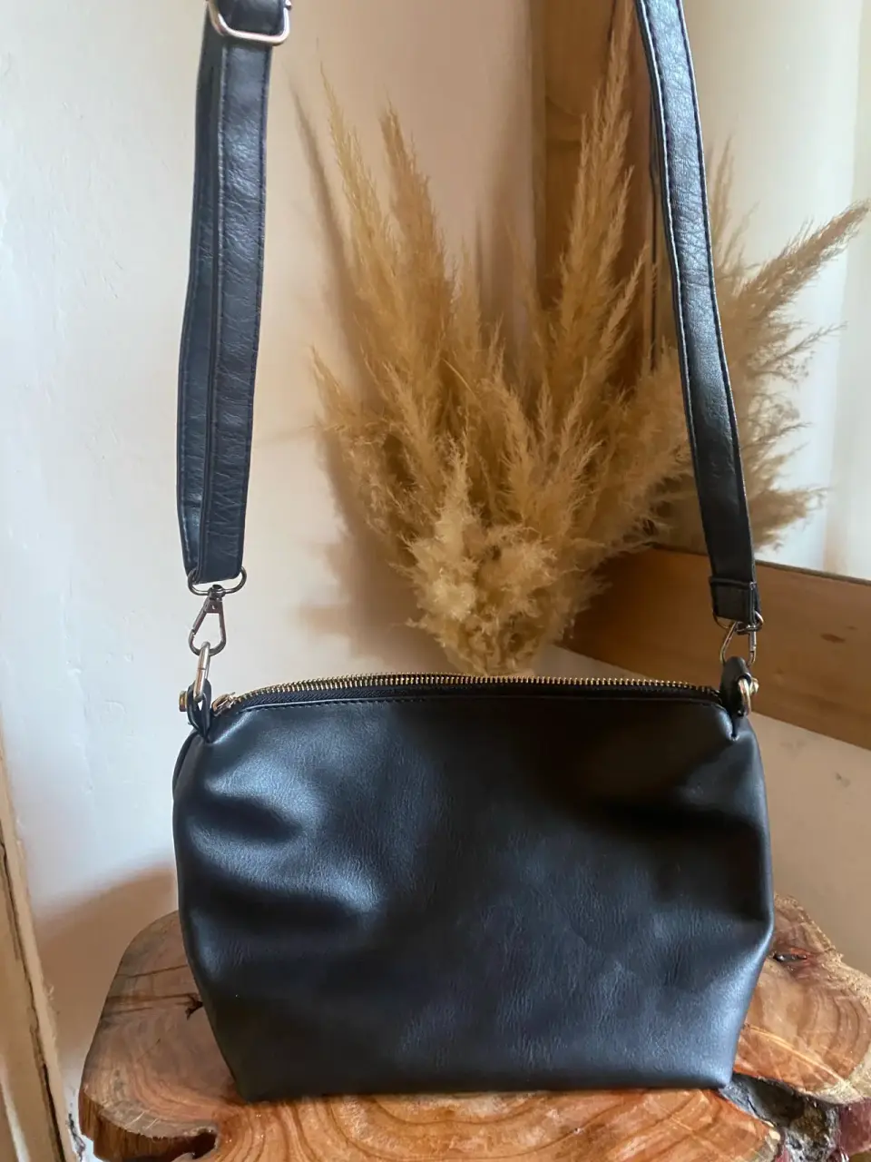 Cartera negra elegante - miniatura 2