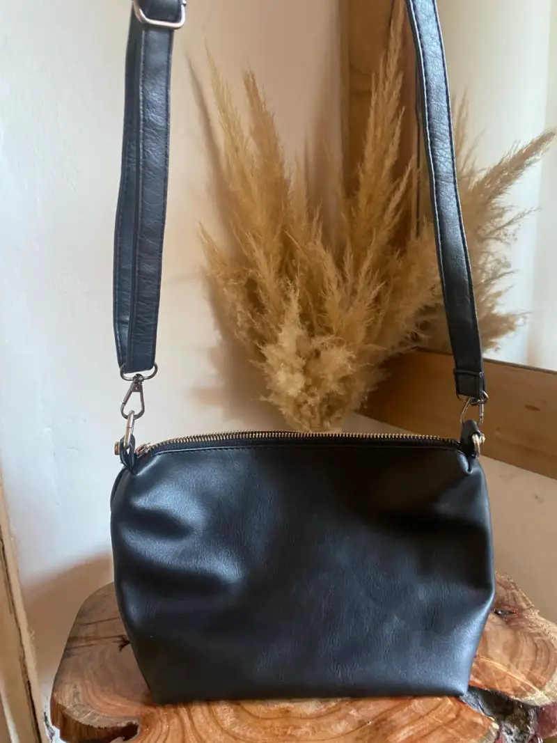 Cartera negra elegante - 2