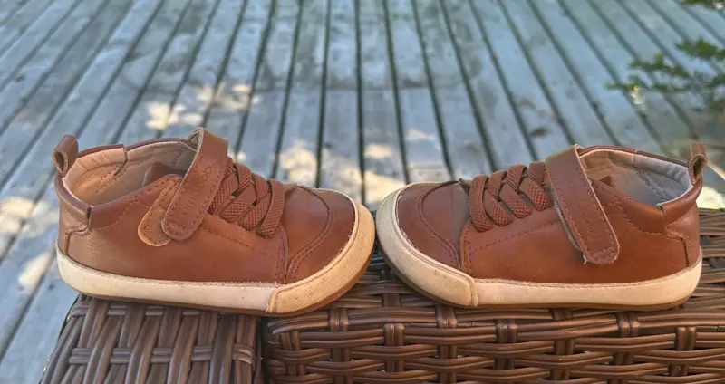 Zapatos de cuero marrón para niño - 3