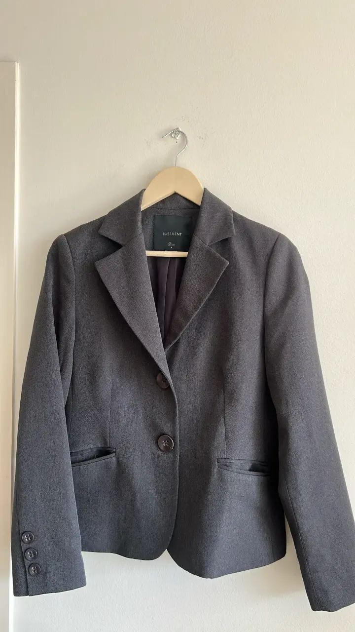 Blazer gris oscuro Basement - 2