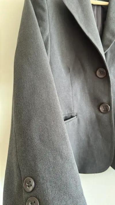Blazer gris oscuro Basement - miniatura 3