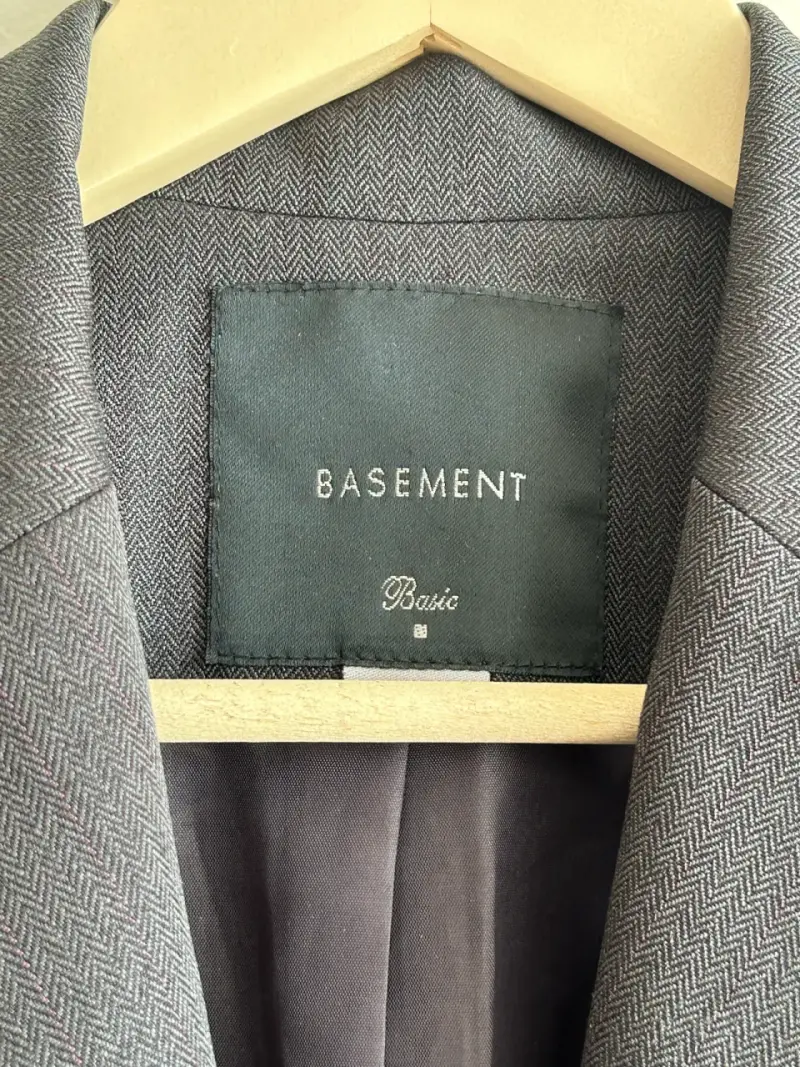 Blazer gris oscuro Basement - 4