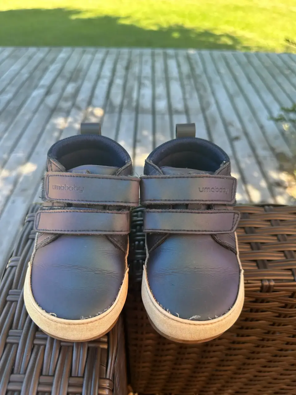 Zapatos de bebé azul marino - miniatura 4
