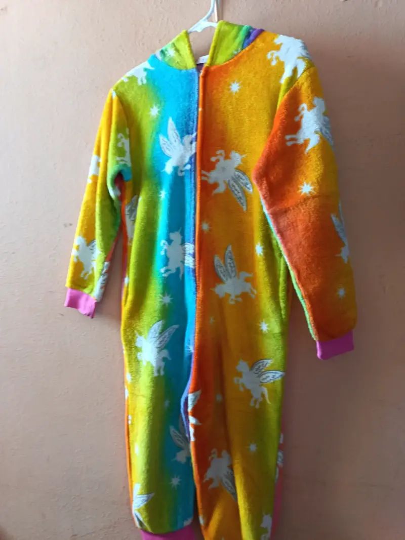 Pijama enterizo unicornio colorido