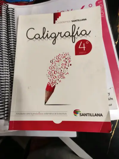 Cuaderno Caligrafía 4° básico Santillana - miniatura 1