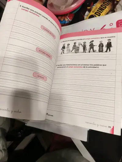 Cuaderno Caligrafía 4° básico Santillana - miniatura 3