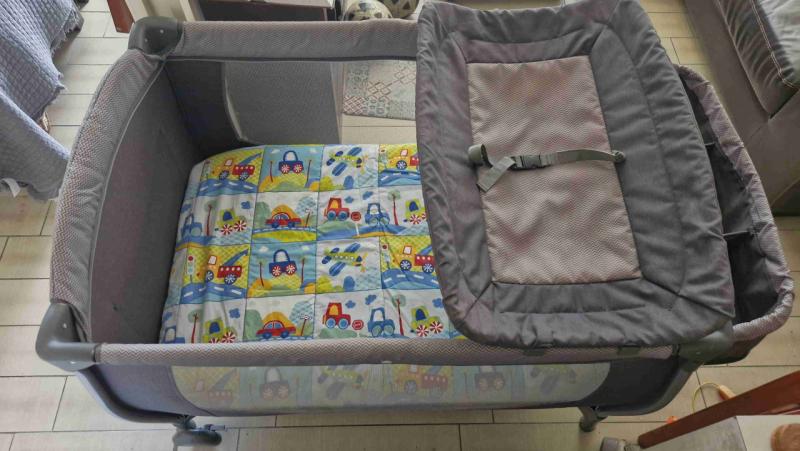 Cuna Infanti Playard Luna Gris - 2