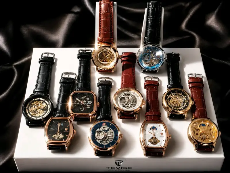 Relojes mecánicos de lujo Tevise