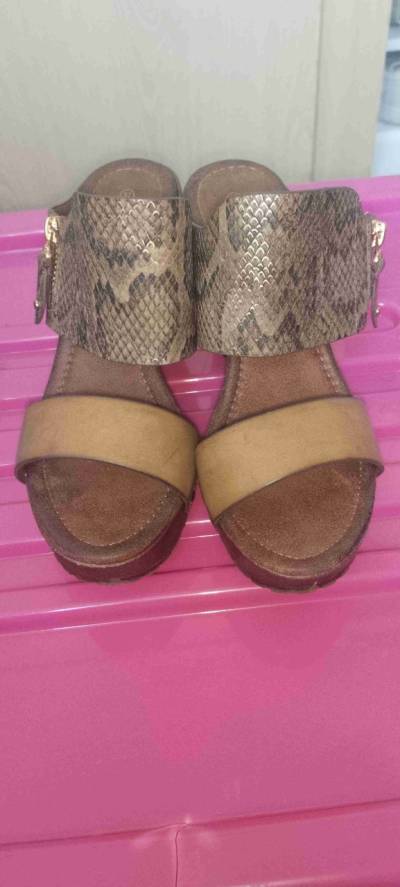 Sandalias piel de serpiente - miniatura 1