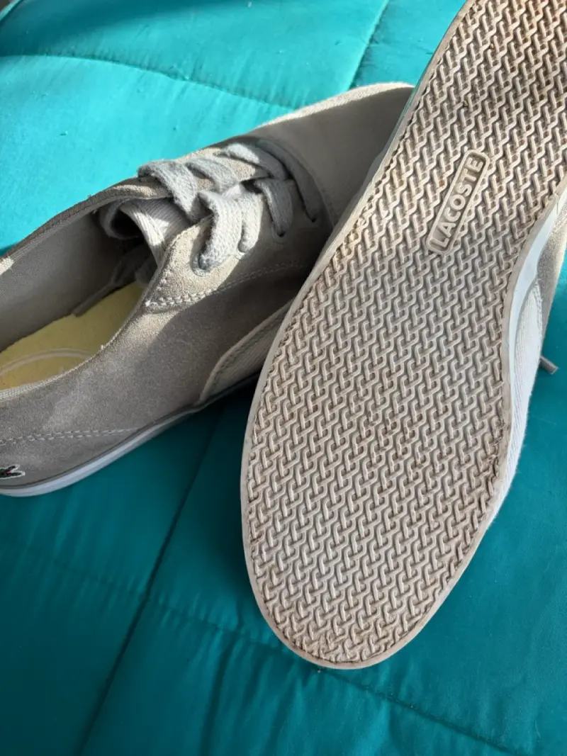 Zapatillas gris claro con logo - 4