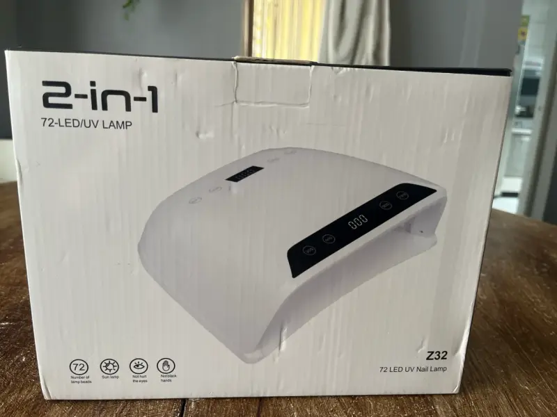 Lámpara LED/UV 2-en-1 para uñas