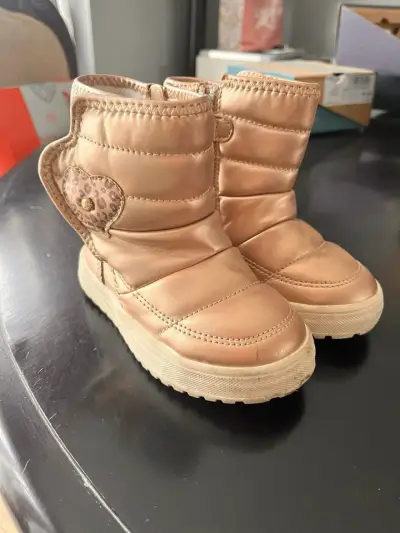 Botas para niña doradas - miniatura 1