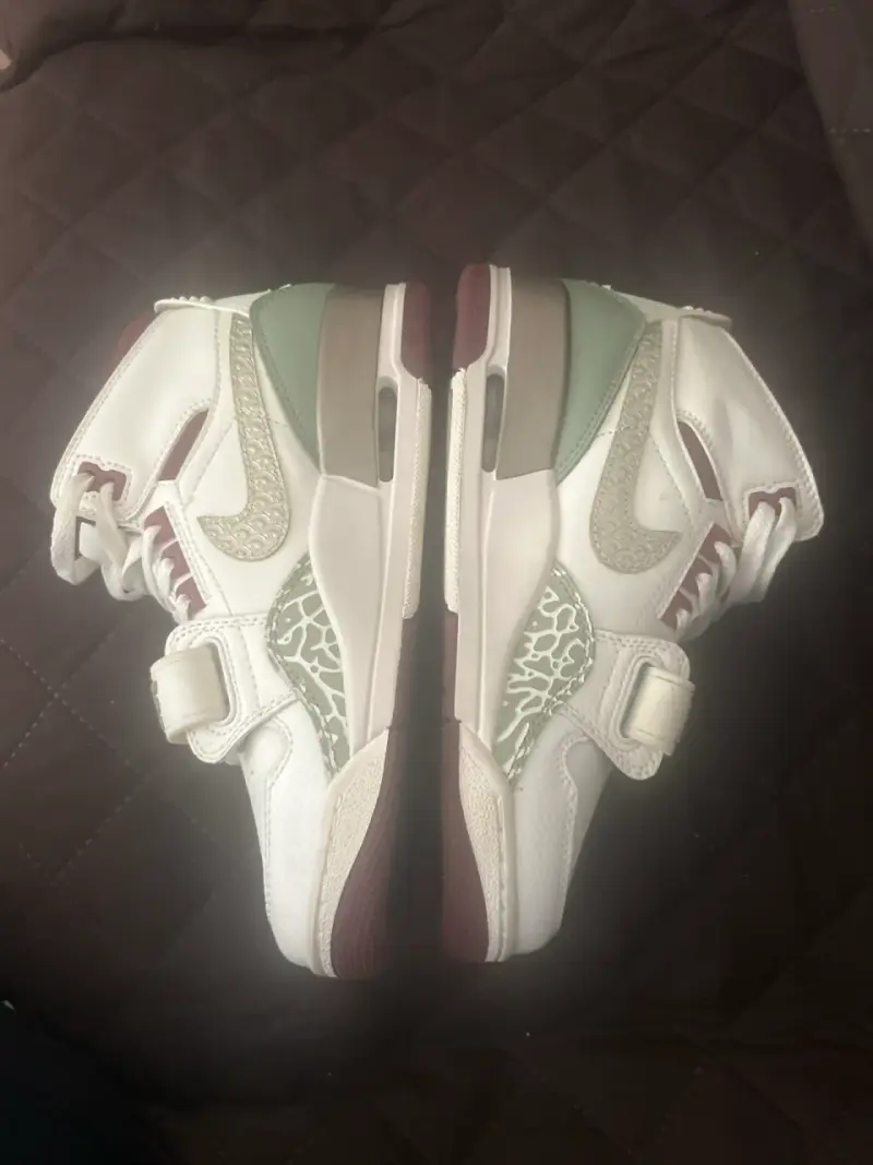 Zapatillas deportivas blancas y verdes - 4