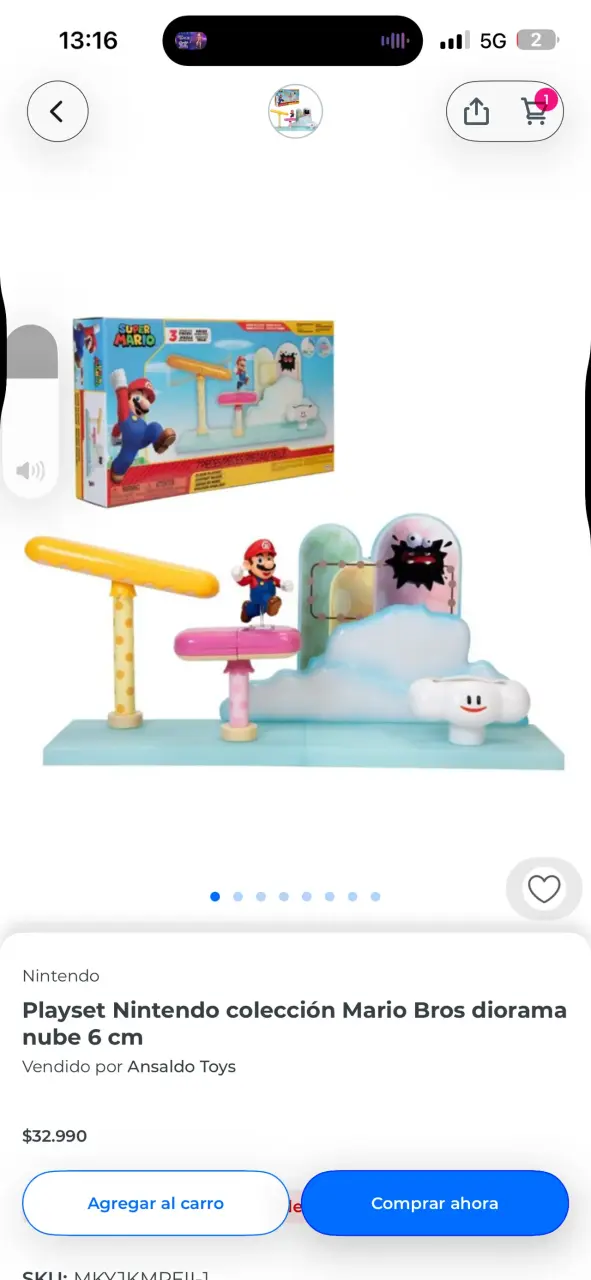 Set de juego Mario Bros - 2