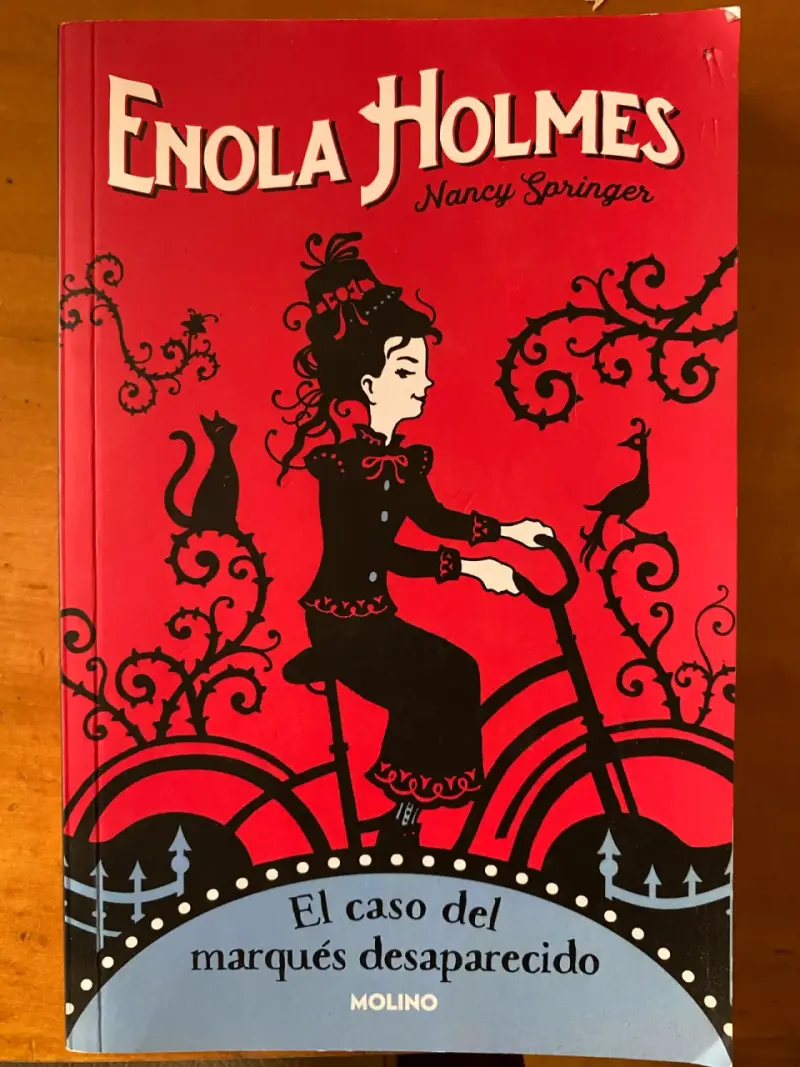 Libro Enola Holmes el caso del marqués desaparecid