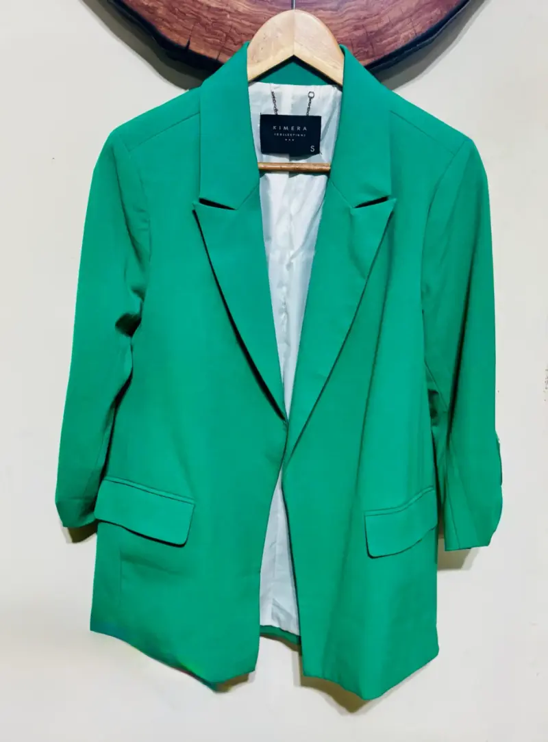 Blazer rojo elegante mujer - 2