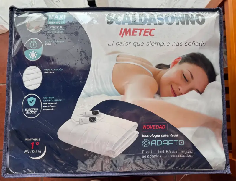 Calienta Cama 2 plazas Imetec Scaldasonno - 2