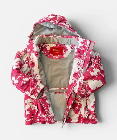 Chaqueta infantil estampado rosa - miniatura 2