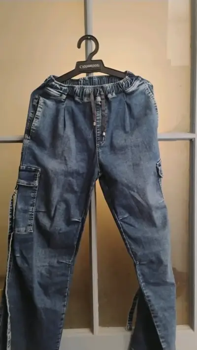 Pantalones cargo de mezclilla 36 - miniatura 1