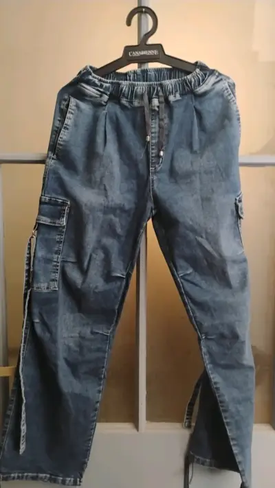 Pantalones cargo de mezclilla 36 - miniatura 2
