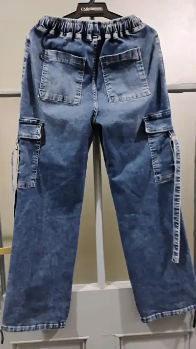Pantalones cargo de mezclilla 36 - miniatura 3