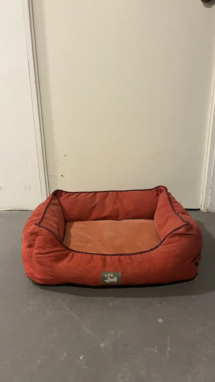 Cama para perro color rojo casa ideas - 1