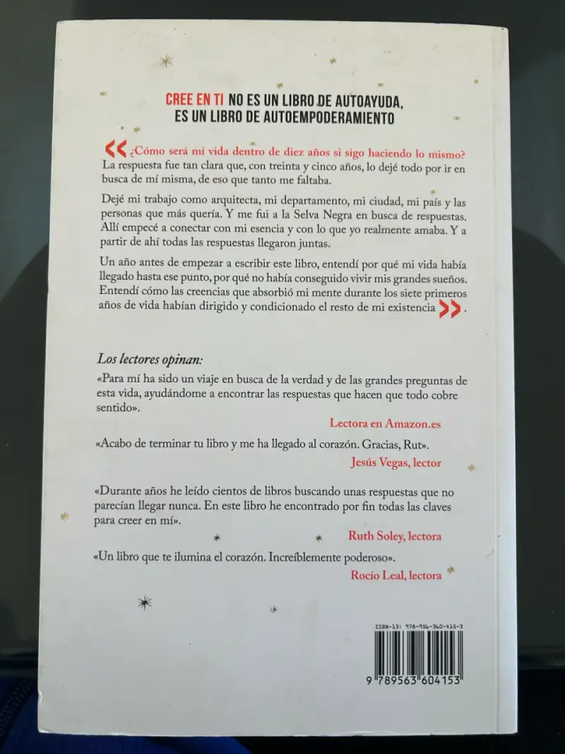 Libro 'Cree en ti' - 2